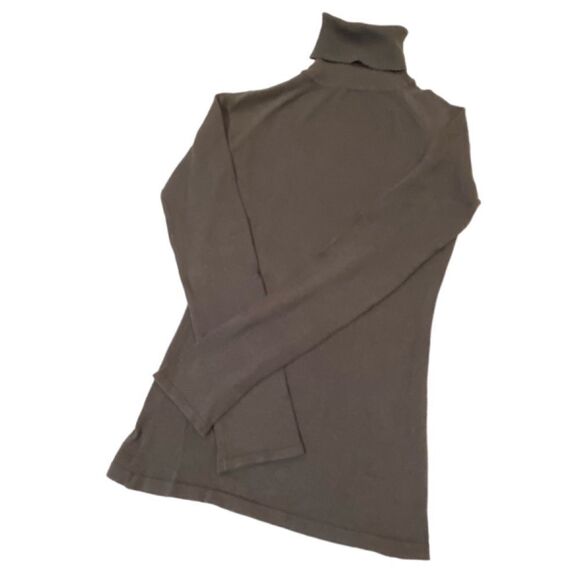 1211 Dolce Medium Turtleneck Dark Grey Long Sleeves New - Picture 3 of 7